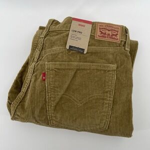 Levis Low Pro Corduroy Pants Men's Size 31x30 Straight Leg School Office Preppy